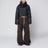 Dark powder grey nylon Double Cargo Jumbo Belas trousers