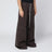 Dark powder grey nylon Double Cargo Jumbo Belas trousers
