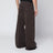 Dark powder grey nylon Double Cargo Jumbo Belas trousers
