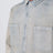 Jumbo shirt in pearl vintage denim