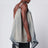 Jumbo shirt in pearl vintage denim
