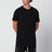 T-shirt Level noire en jersey de coton biologique
