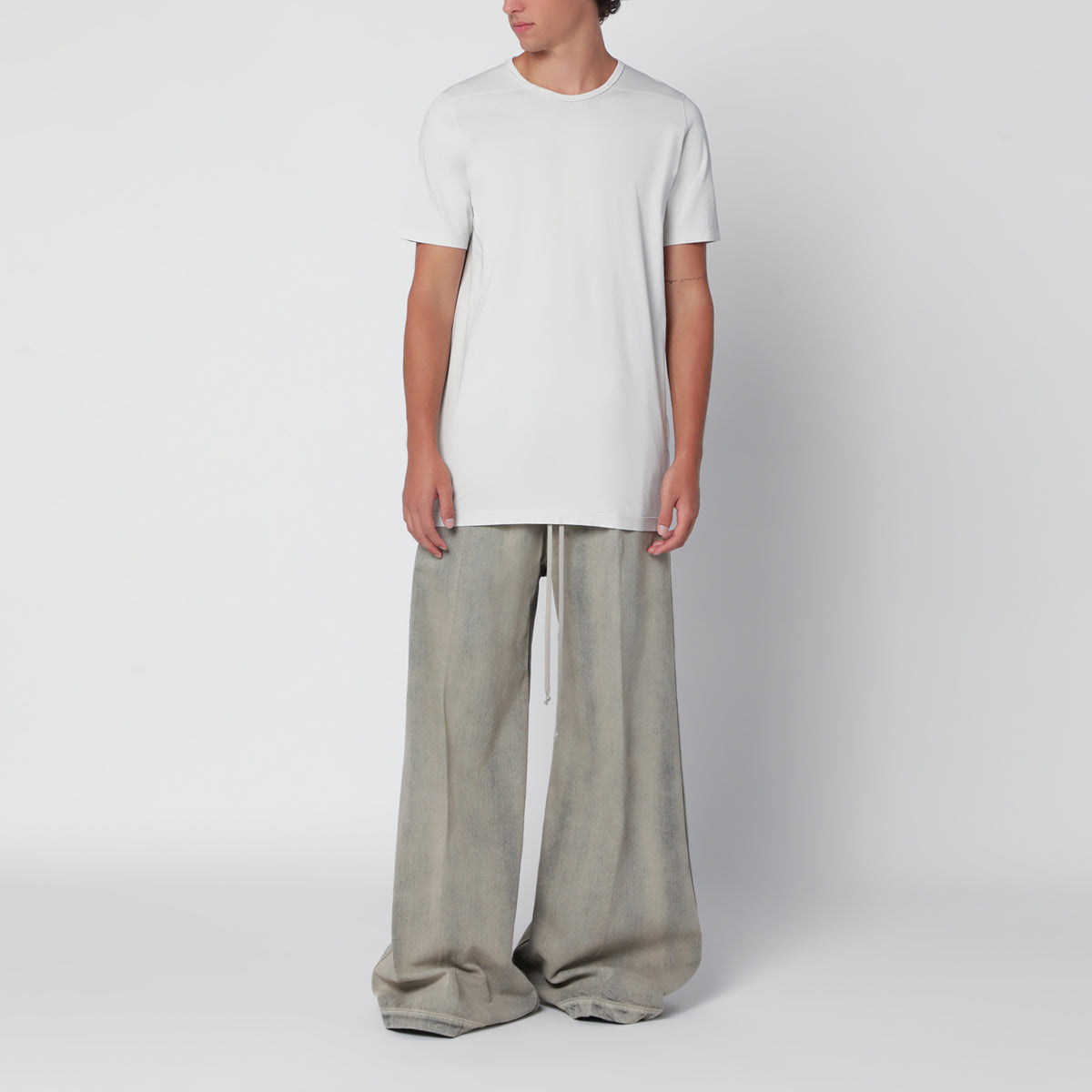 T-shirt Level color latte in cotone