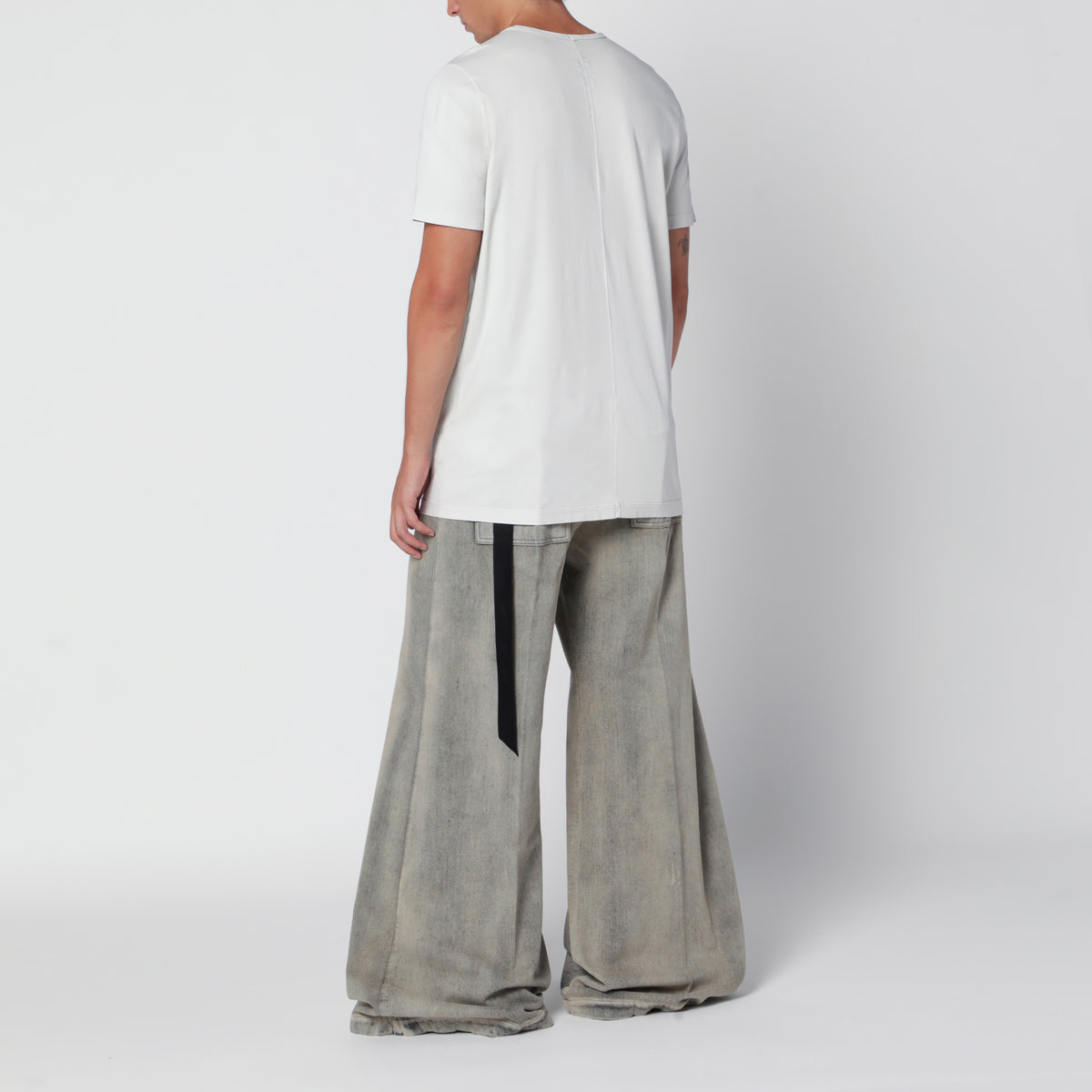 T-shirt Level color latte in cotone