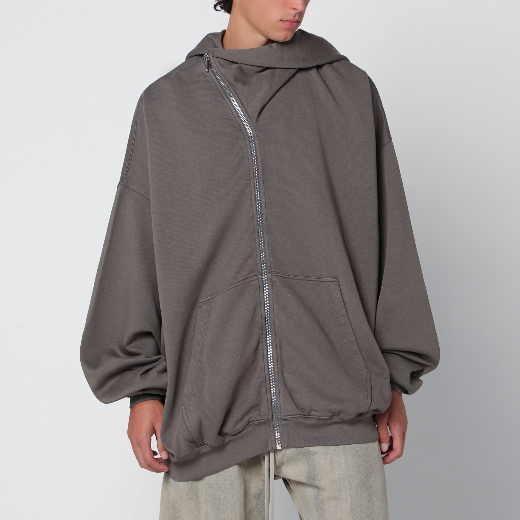 Felpa Mountain Hunter gravel in cotone