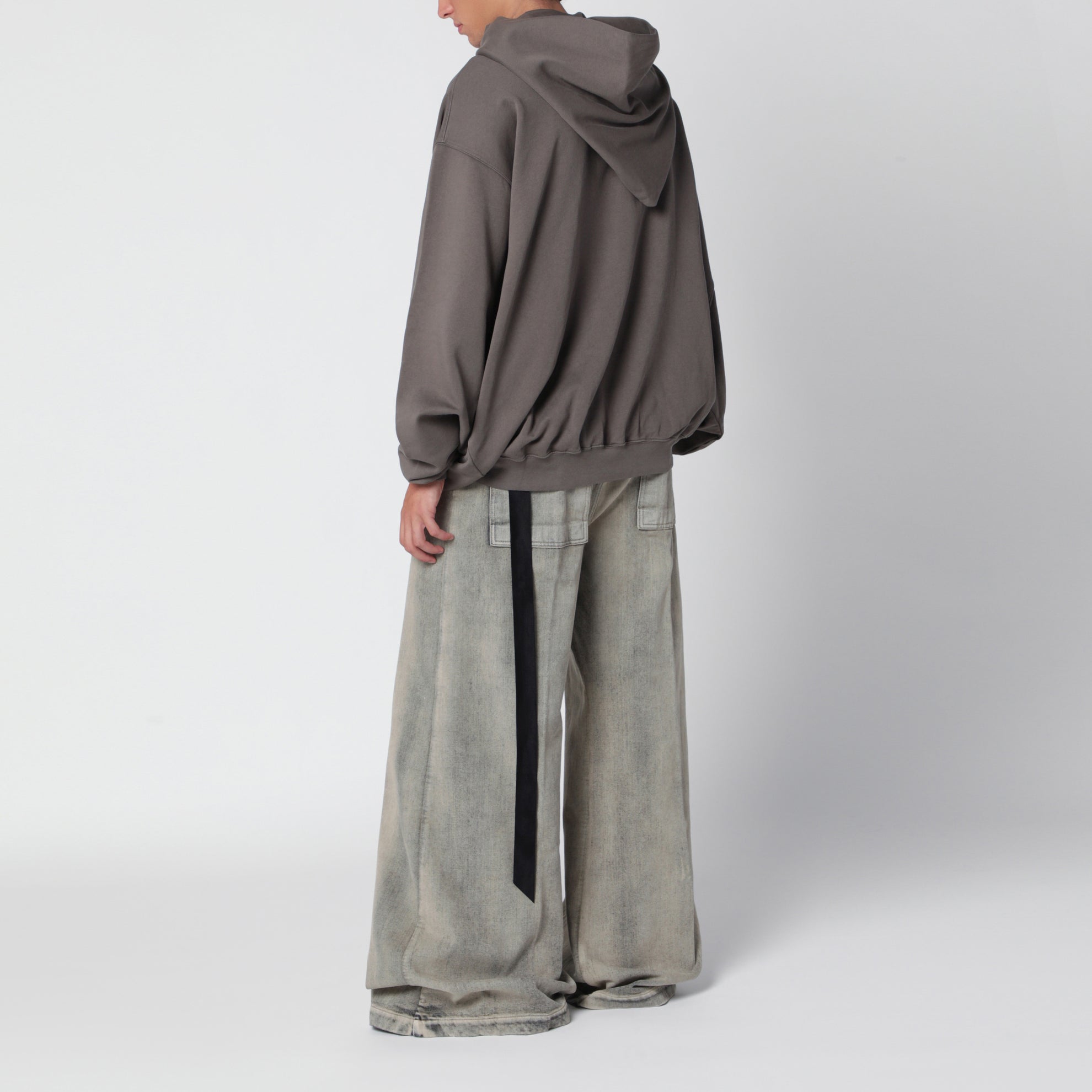 Felpa Mountain Hunter gravel in cotone