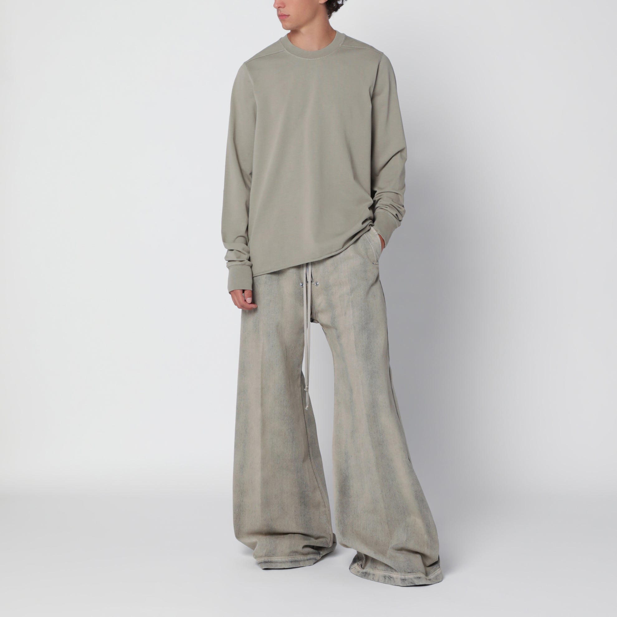 Sweat-shirt Tower gris en coton