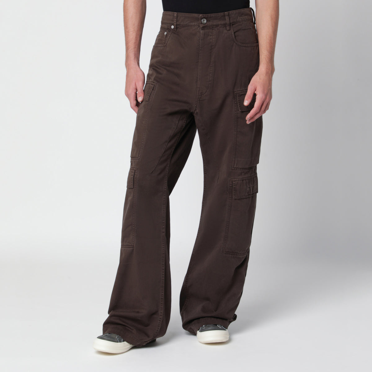 Double Cargo Dark Dust Jeans aus Baumwolle