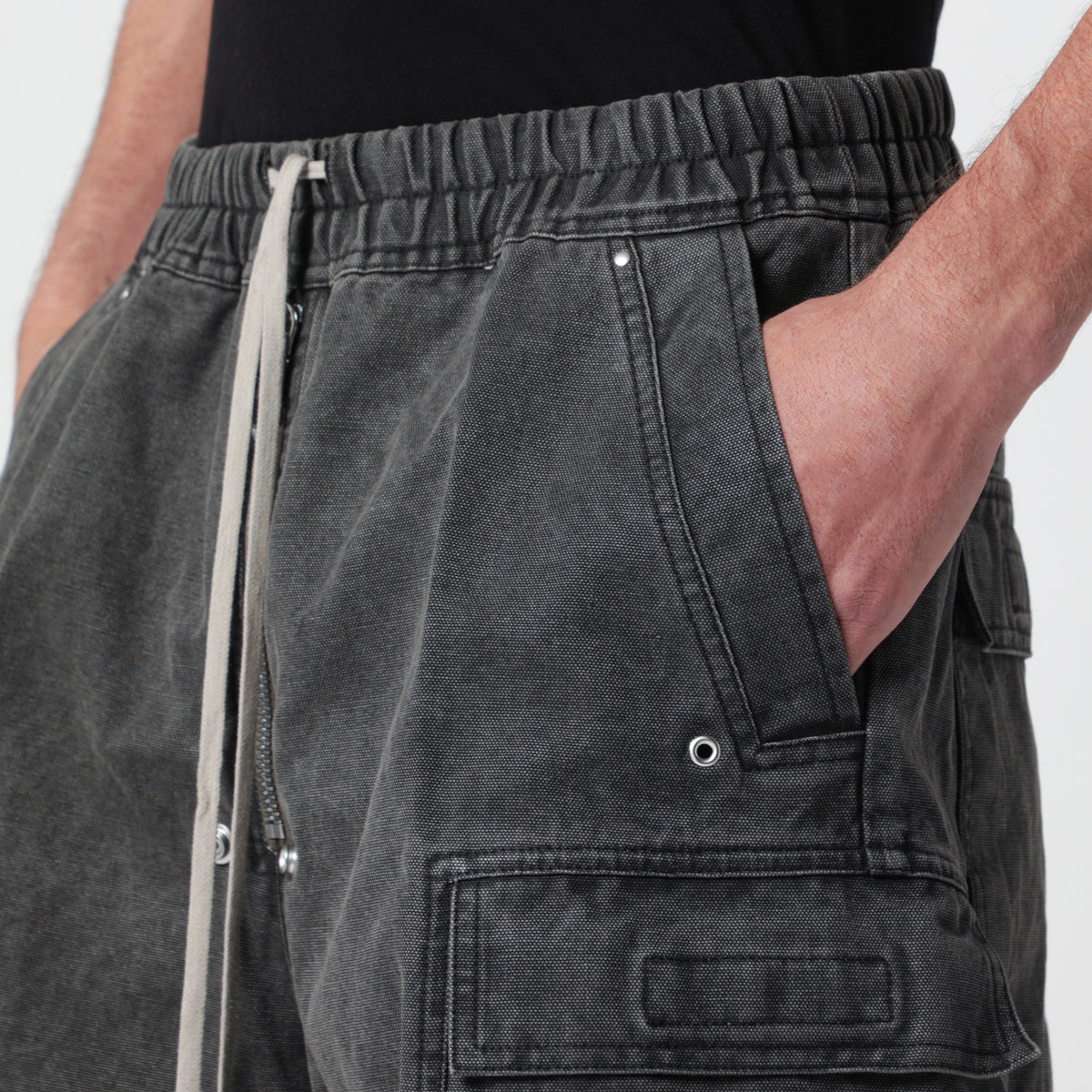 Jumbo Belas Gravel Cotton Cargo Pants