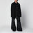 Black oversized jacket in cotton