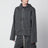Giacca Gimp Zip Front color Gravel in denim lavato