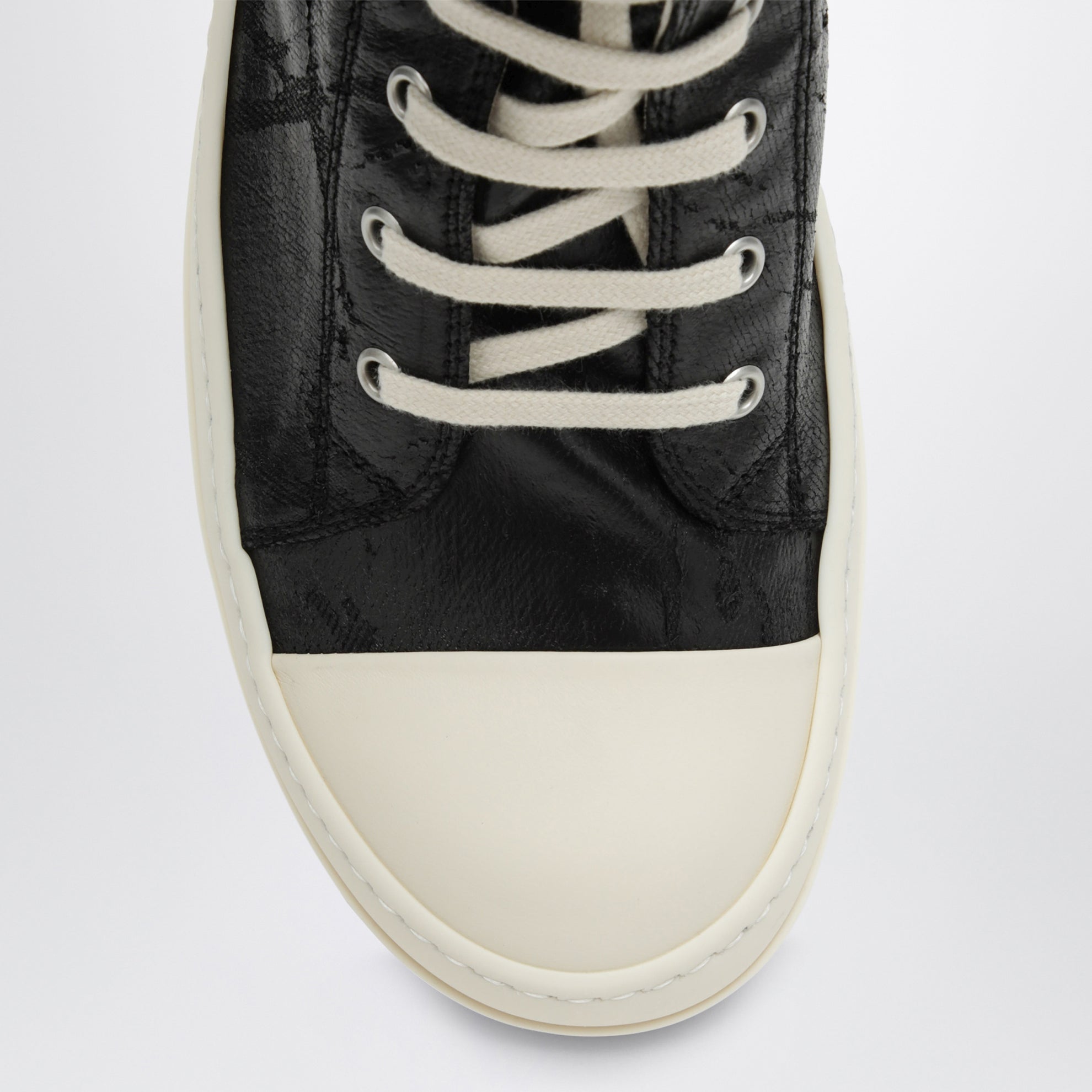Sneakers Tower nere/bianco latte in denim Megacrust