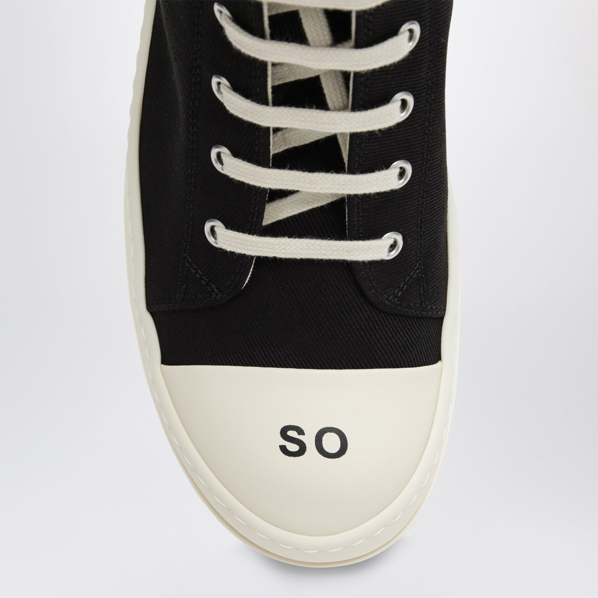 Sneaker Tower nere/bianco latte "So Cunt"