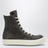 Sneakers Tower gris poussière/blanc lait effet velours