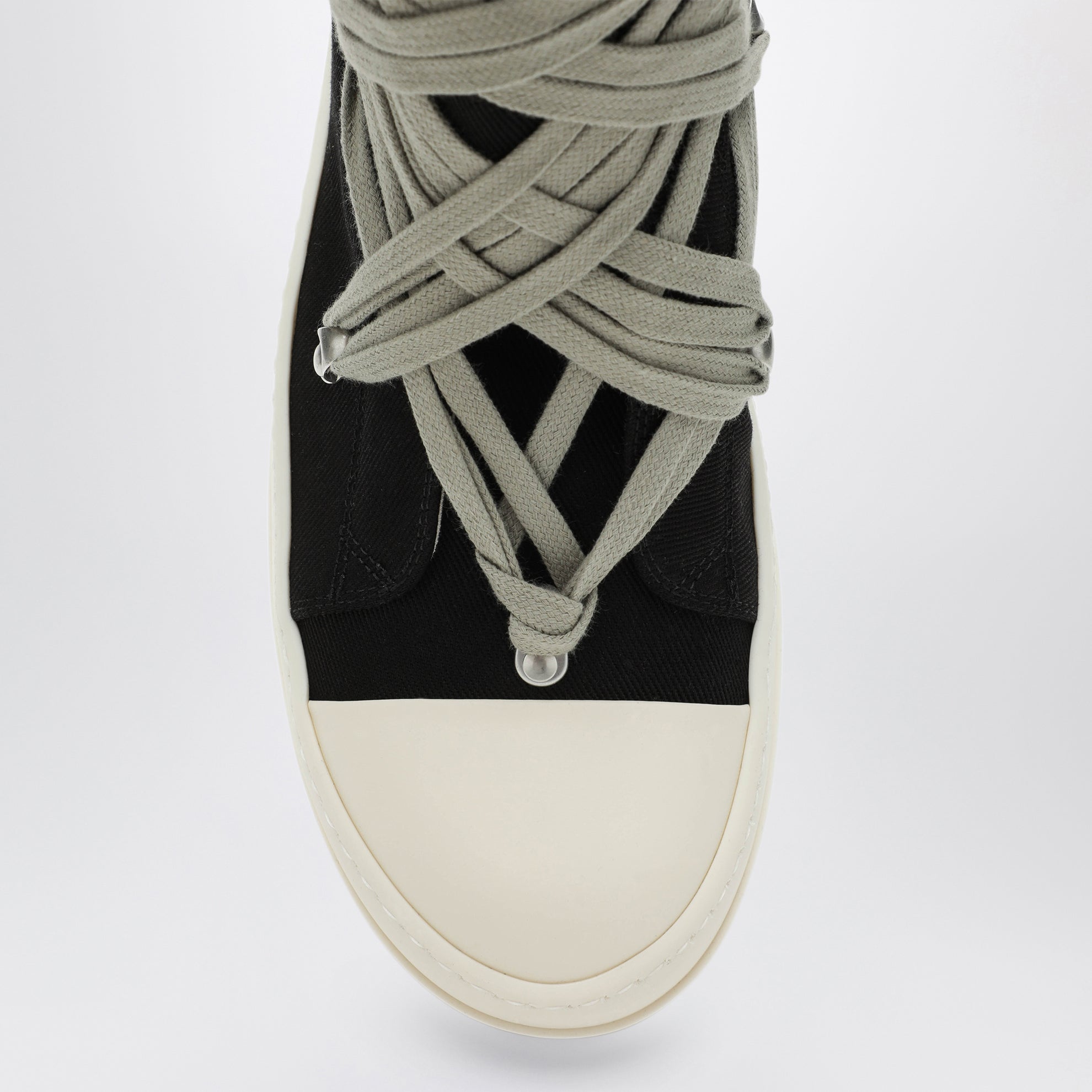 Baskets Megalace noires en denim