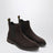 Brown suede ankle boots