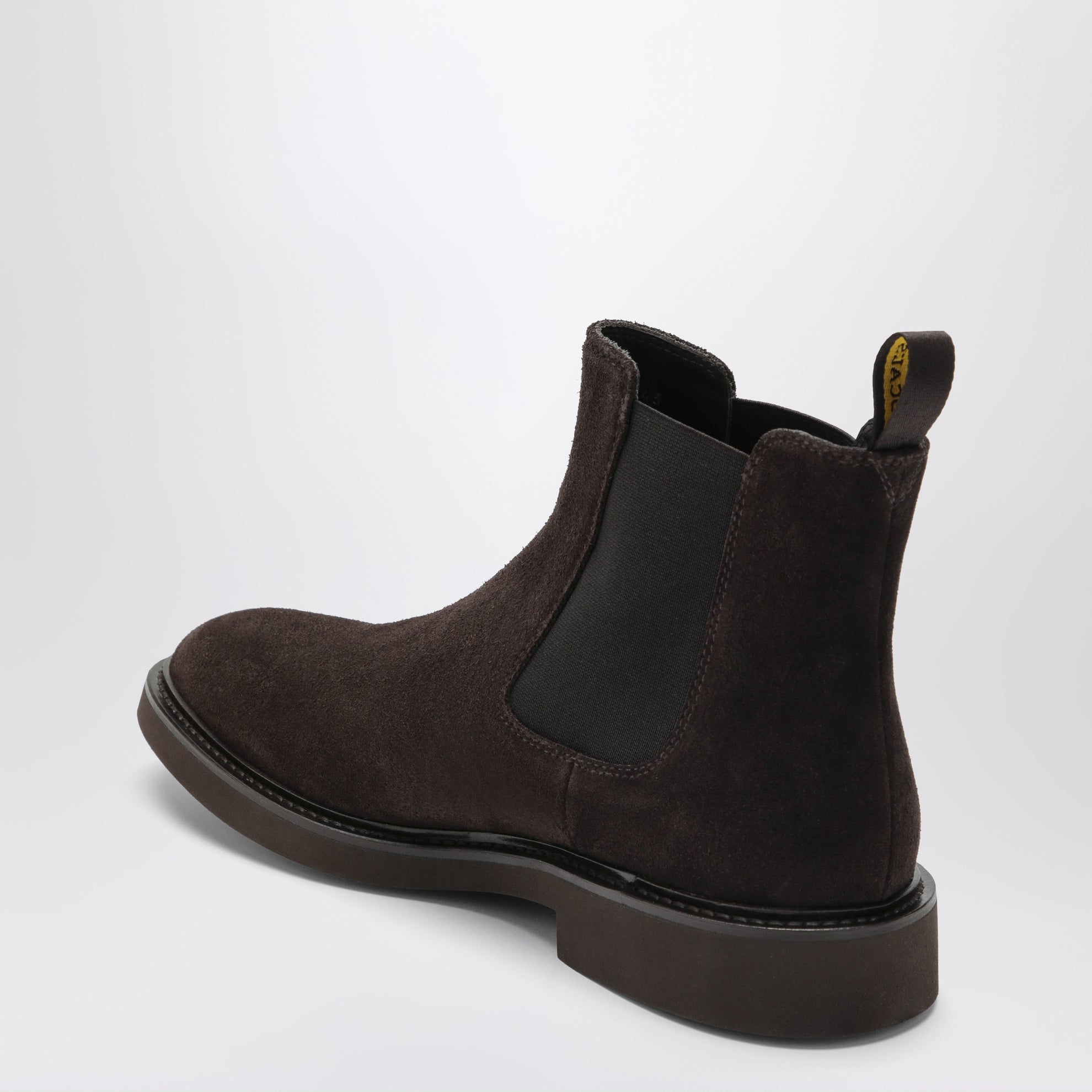 Brown suede ankle boots