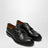 Stringata nera in pelle