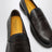 Braune Penny-Loafer aus Leder