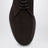 Dark brown suede ankle boots