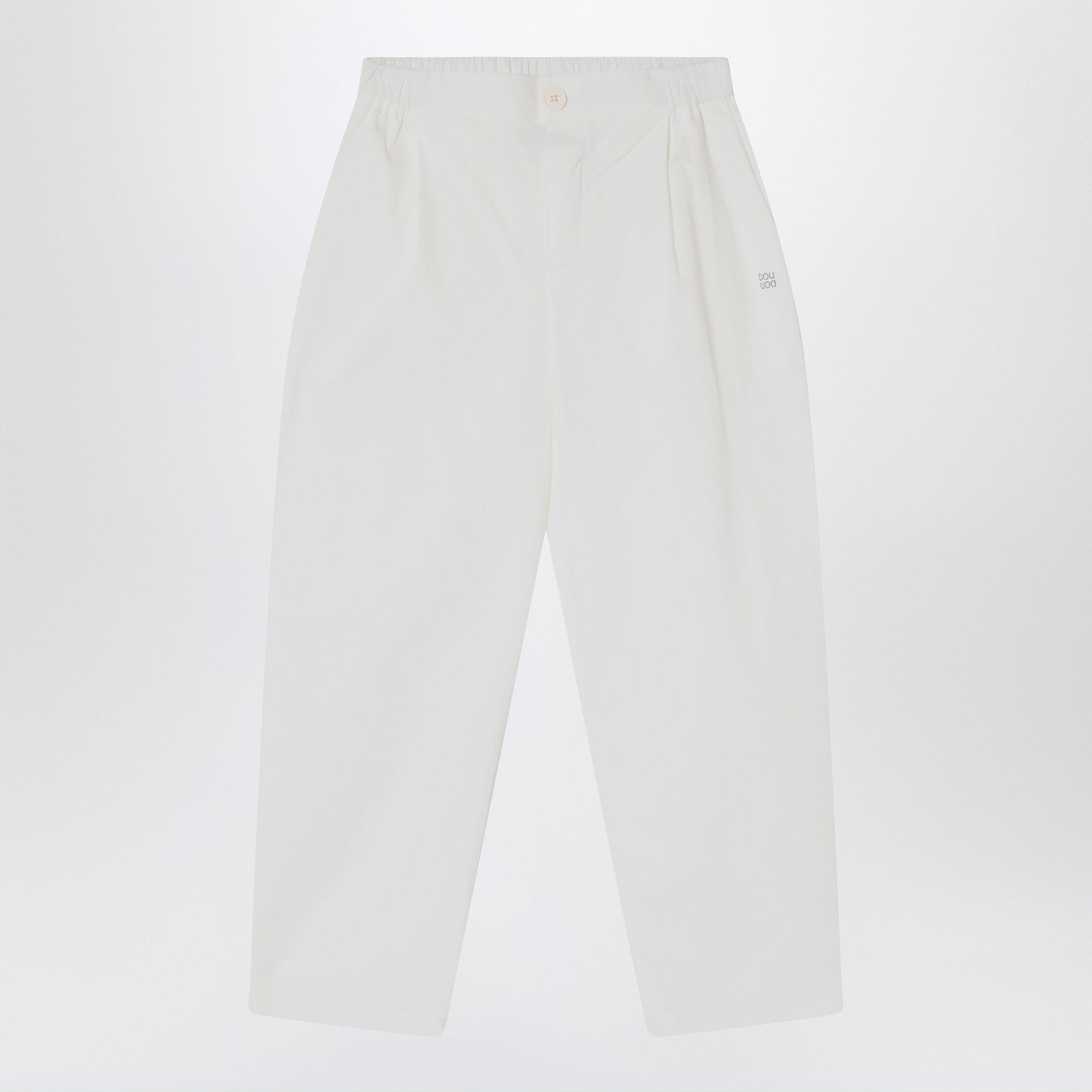 Pantalone avorio in cotone