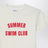 T-shirt avorio Summer Swim Club
