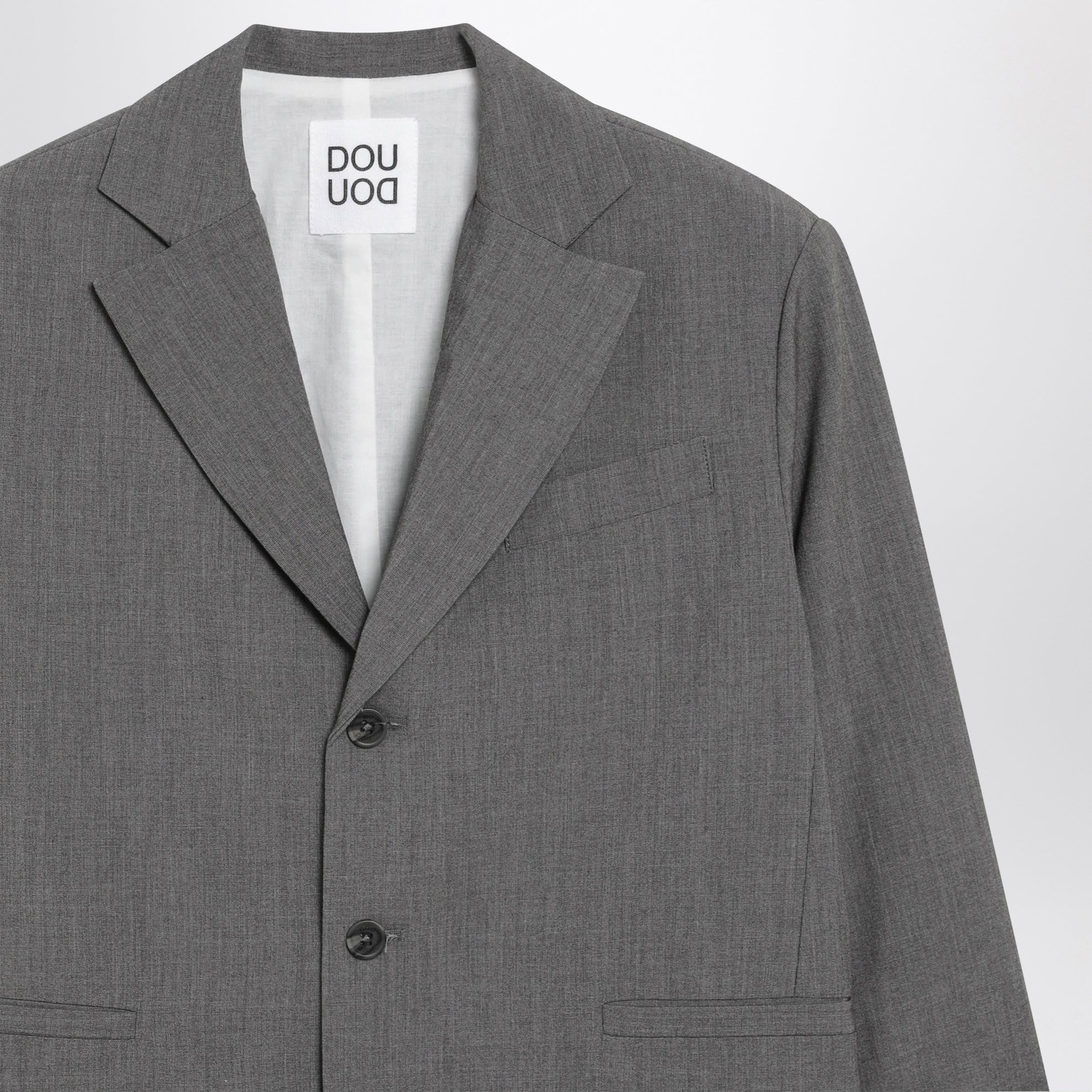 Grey single-breasted jacket