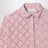 Pink Shirt With Fringe Pattern