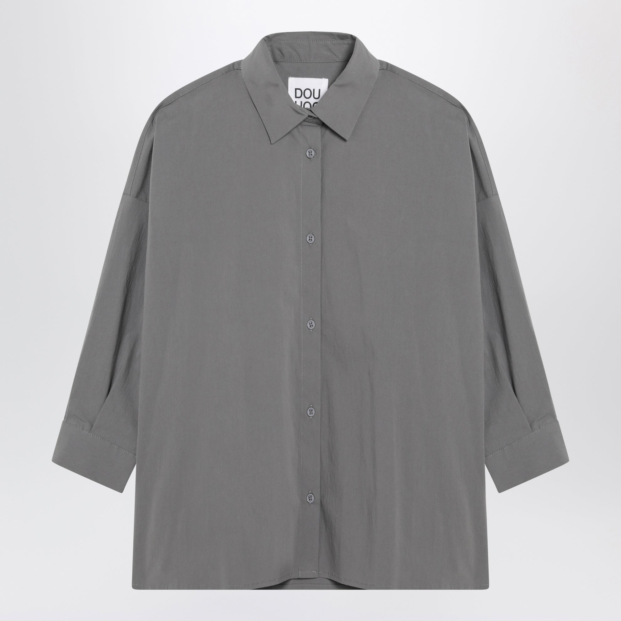 Camicia grigia in misto cotone