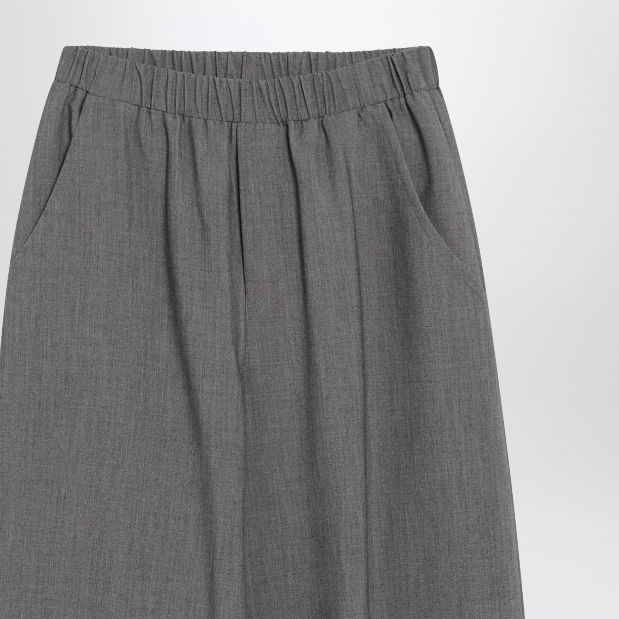 Oversized grey Chrysanthemum trousers