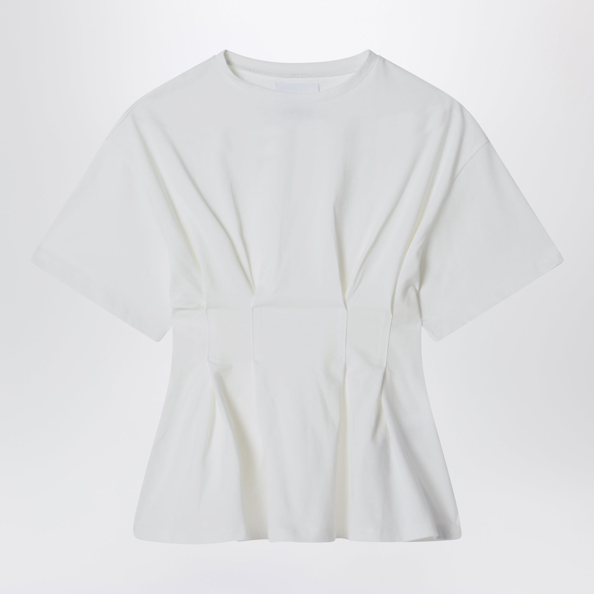 Calendula ivory cotton T-shirt