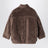 Brown teddy-effect jacket