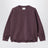 Felpa color prugna in cotone