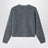 Grey mélange alpaca-blend cardigan