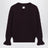 Violett melierter Pullover aus Wollmischung