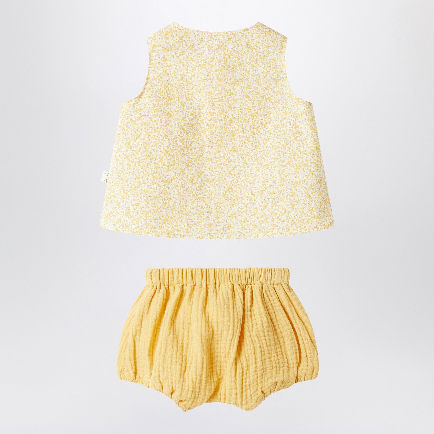 Ensemble jaune à imprimé floral