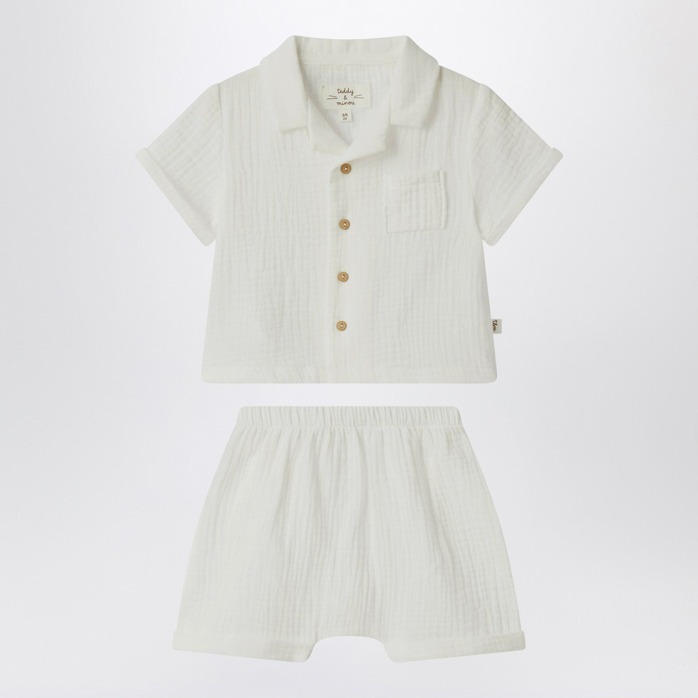 Completo due pezzi bianco latte