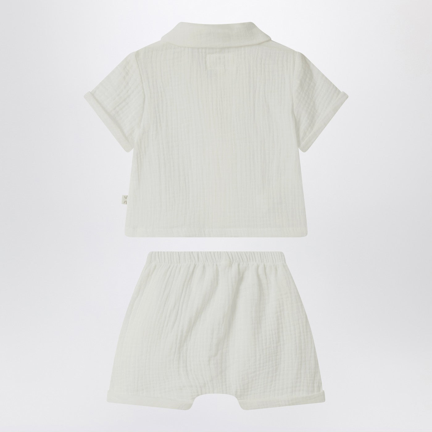 Completo due pezzi bianco latte