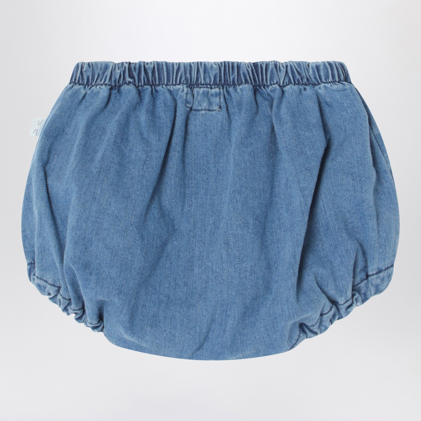 Blue denim cotton culottes