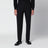 Pantalon noir en mélange de laine
