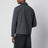 Grey wool-blend zip-up jacket