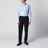 Pantalon bleu en mélange de laine