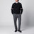 Dark grey trousers in wool blend