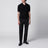 Pantalon noir en mélange de laine