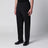 Pantalon noir en mélange de laine