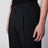 Pantalon noir en mélange de laine