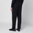 Pantalon sartorial bleu en mélange de laine