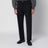 Pantalon sartorial noir en mélange de laine
