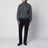 Pantalon sartorial noir en mélange de laine