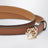 Ceinture Anagram en cuir de veau grainé
